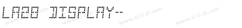 la28 display字体转换